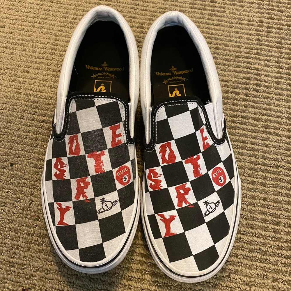 Vivienne westwood vans slip ons